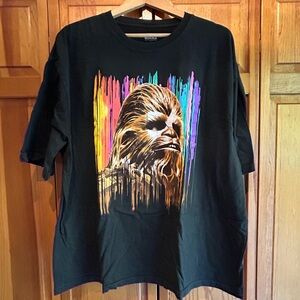 Star Wars Chewbacca Black T-Shirt